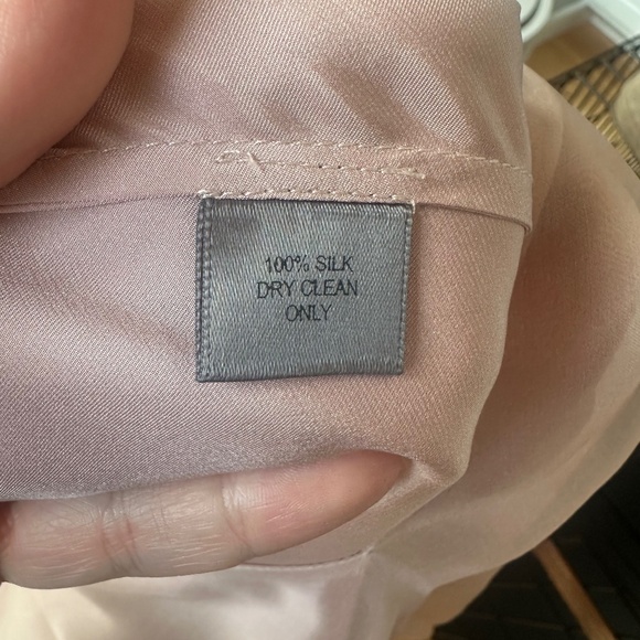 NWT Morgane Le Fay Silk Rosemary Gown in Pink - Picture 6 of 8